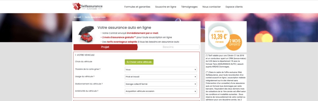 Self assurance avis fonctionnement