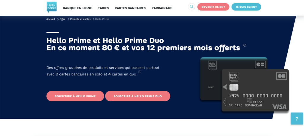 Hello bank! code promo