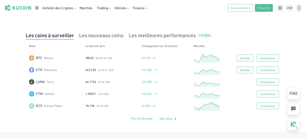 Kucoin avis offre