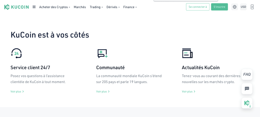 Kucoin avis service client