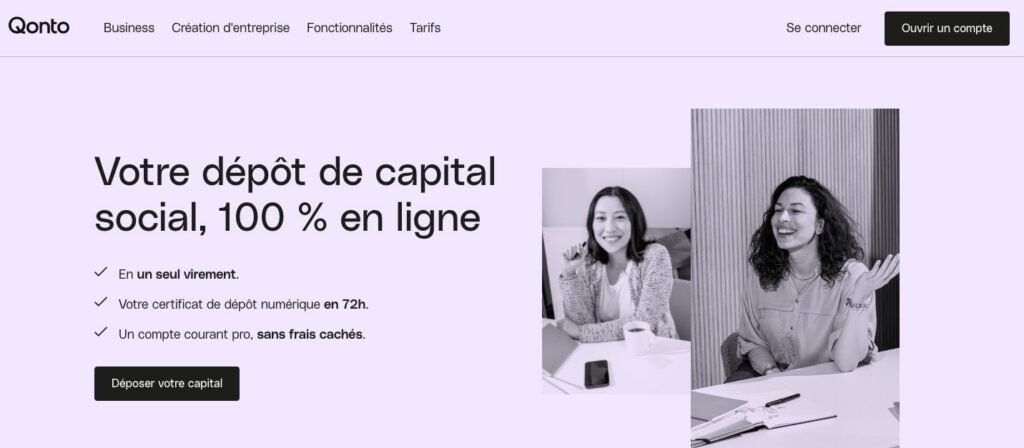 Qonto avis dépôt de capital