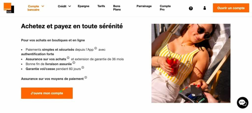 Orange bank carte premium avis avantages