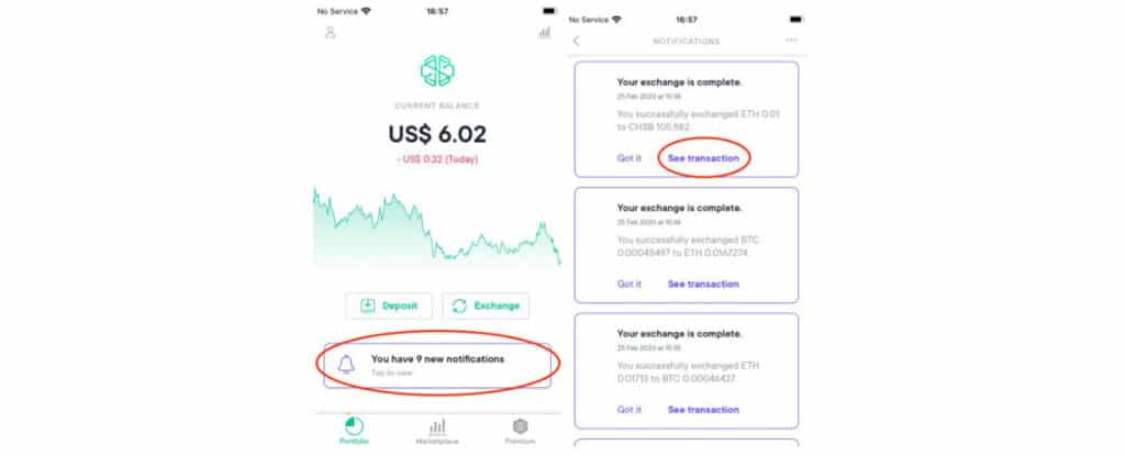 Swissborg appli avis