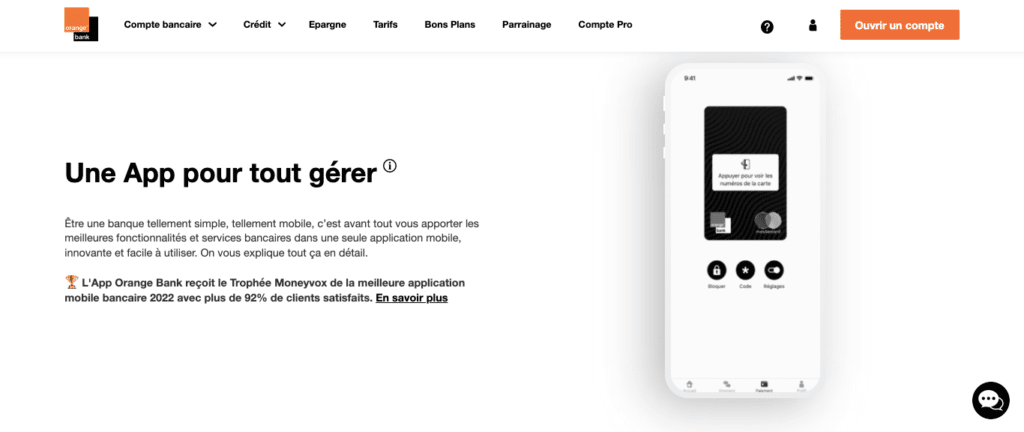 Appli mobile orange bank avis 