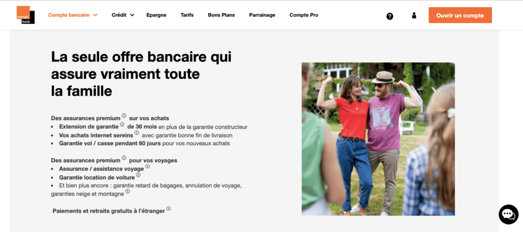 Avantages pack bancaire famille