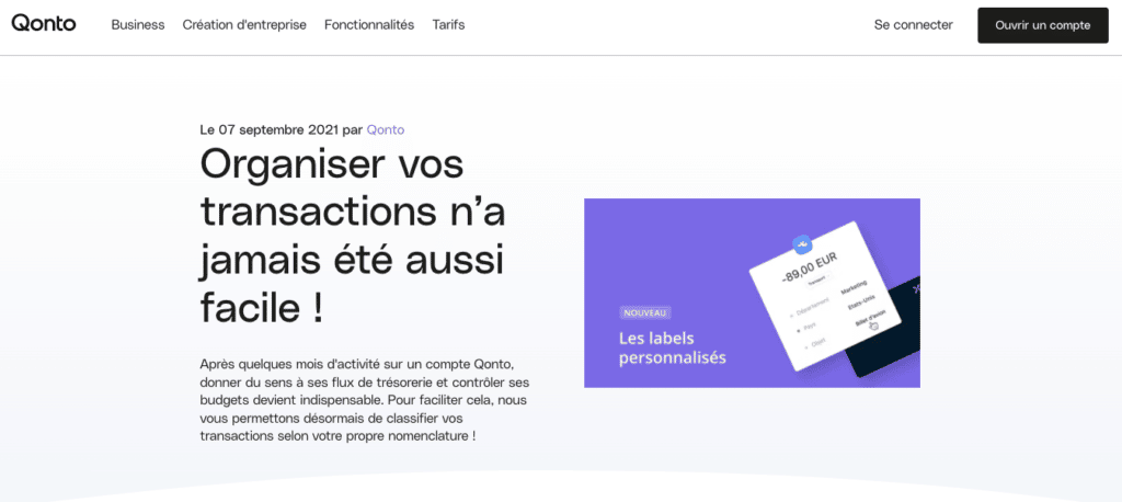 Qonto app avis gestion finance