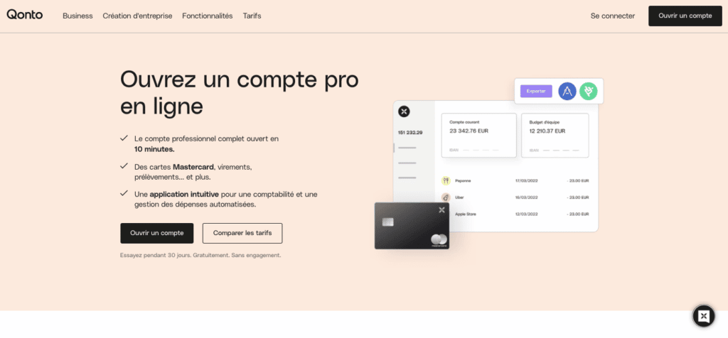 Meilleur compte pro sans commission de mouvement