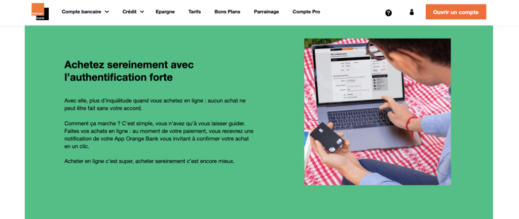 Avis Orange Bank Application sécurité