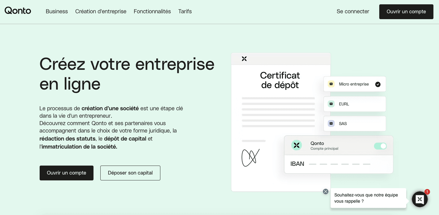 meilleure banque créateur entreprise