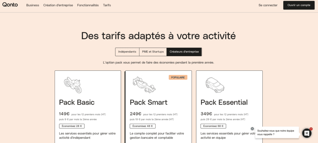 Prix compte bancaire pro sarl