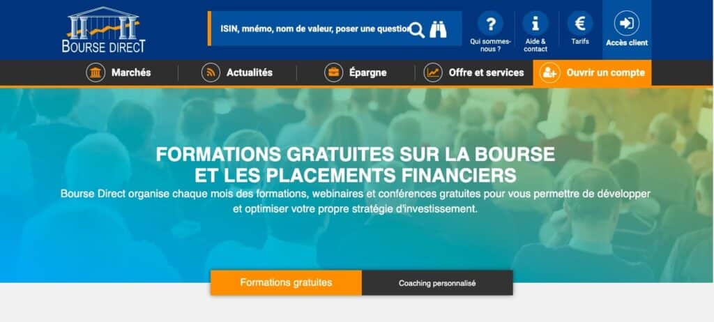 Code promotionnel Bourse Direct