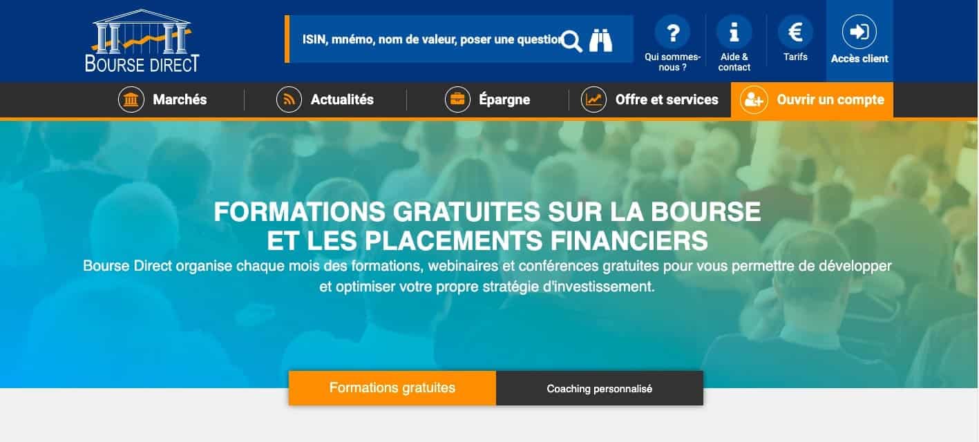 ouvrir un compte bourse direct avantages