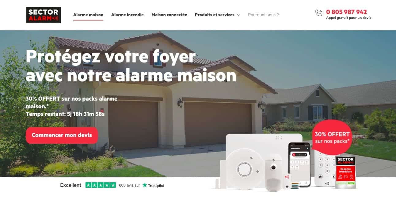 Un audit peut être effectué dans le logement par un expert Sector Alarm