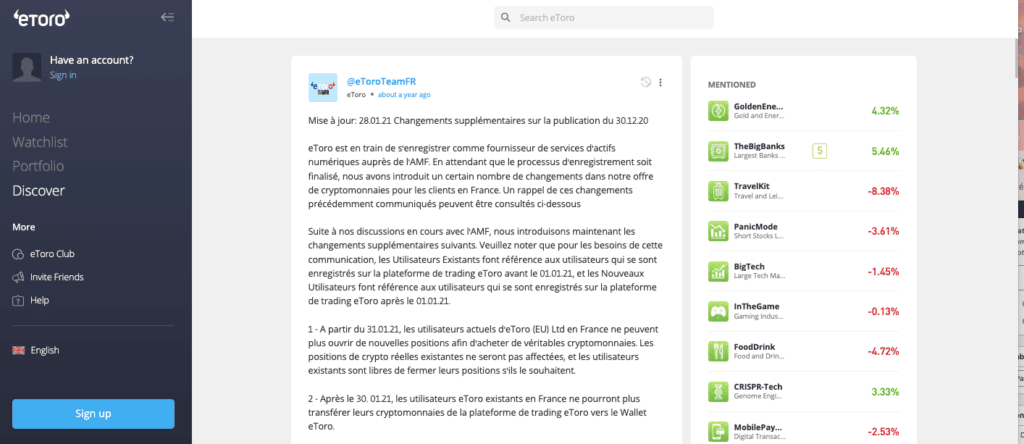 eToro psan amf