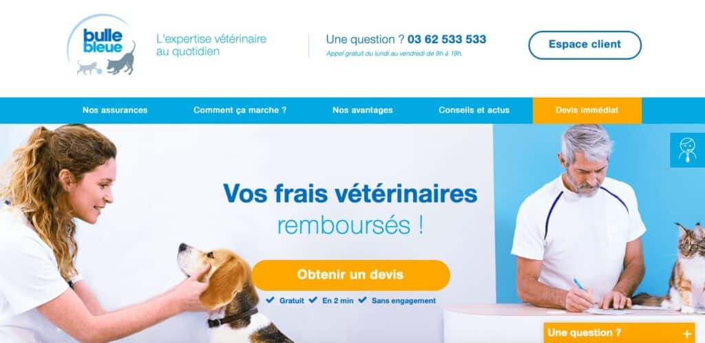 Assurance santé chien chat pas cher