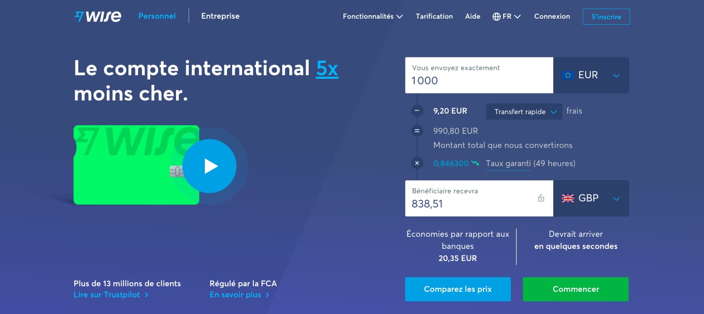 compte en dollars fonctionnement