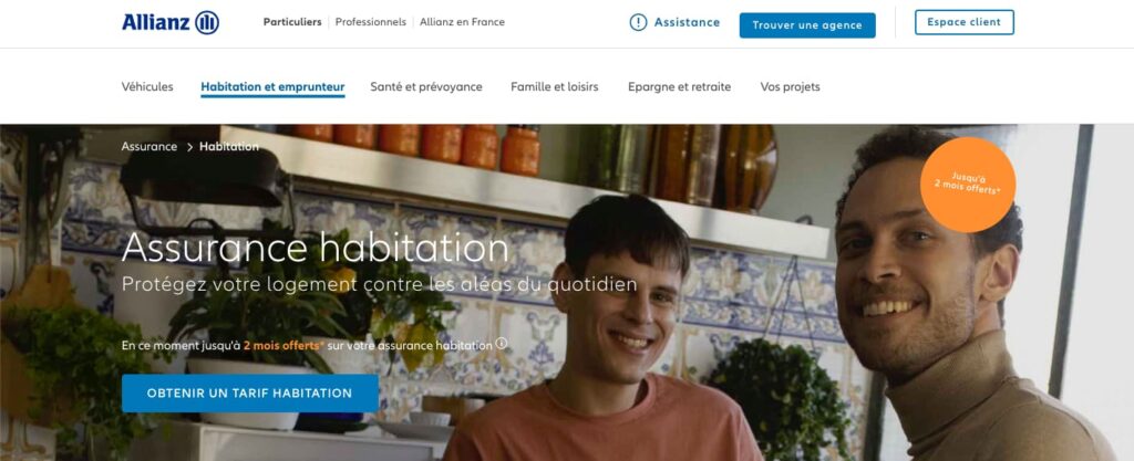 2 mois offerts assurance habitation offre