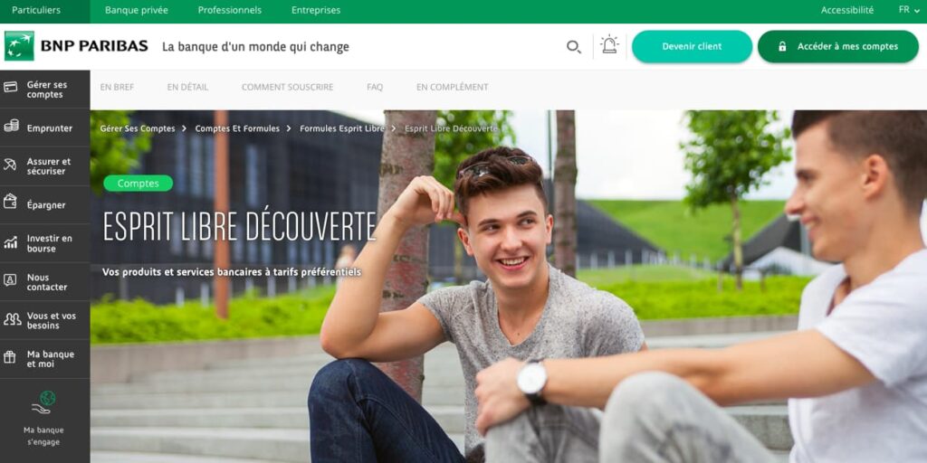 BNP Esprit Libre Jeune avis