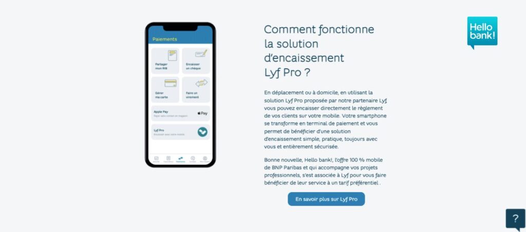 Lyfpro fonctionnement hello business