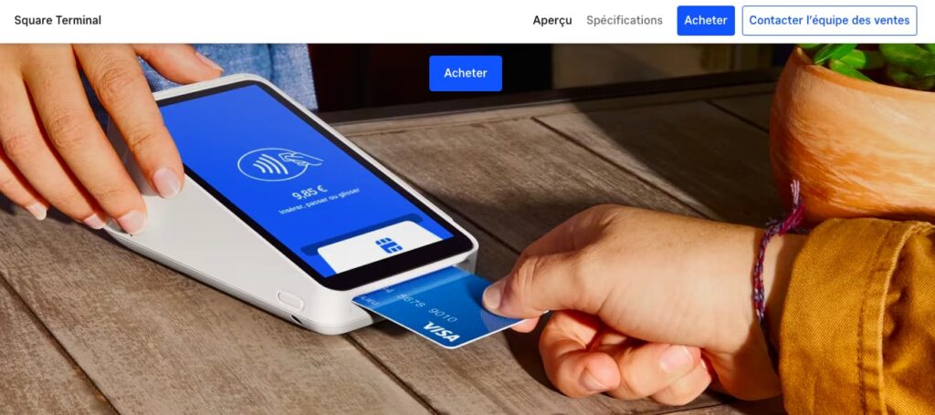 Square avis terminal