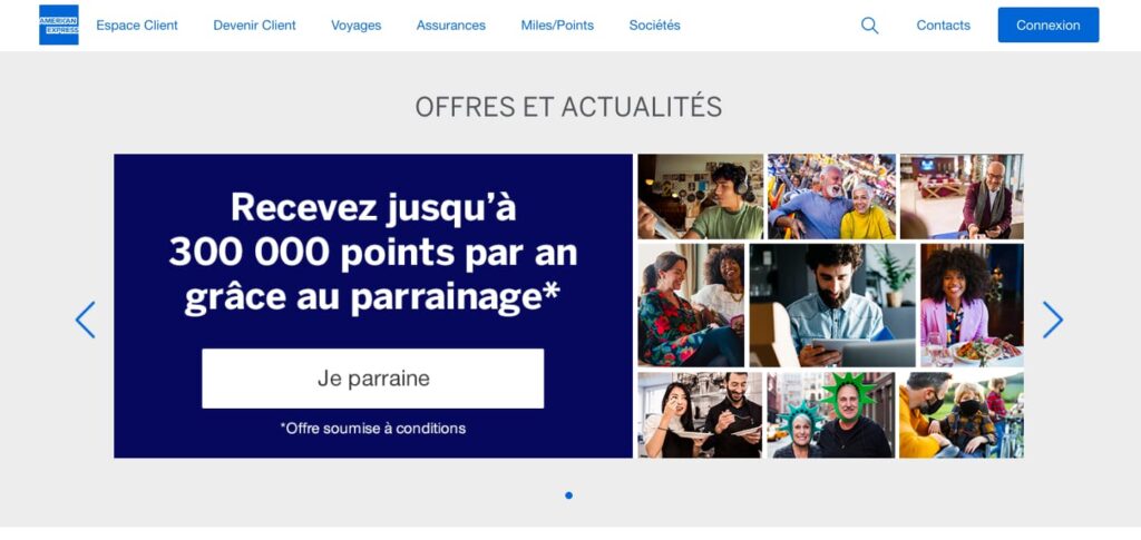 Code parrainage American Express