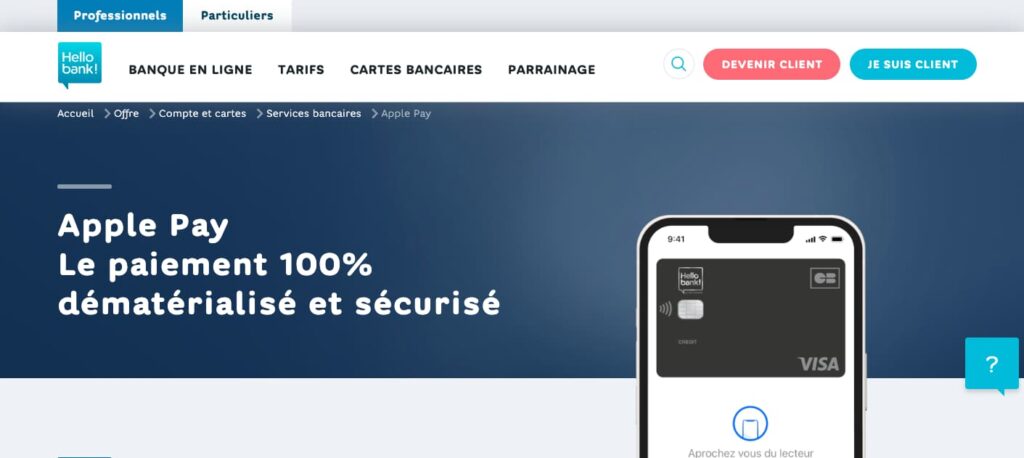 Hello bank! carte virtuelle
