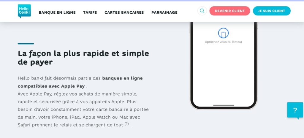 Hello bank! carte virtuelle Hello Prime