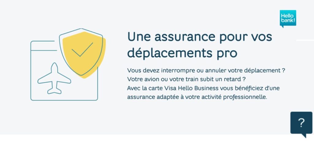 Assurance voyage Hello bank! pro