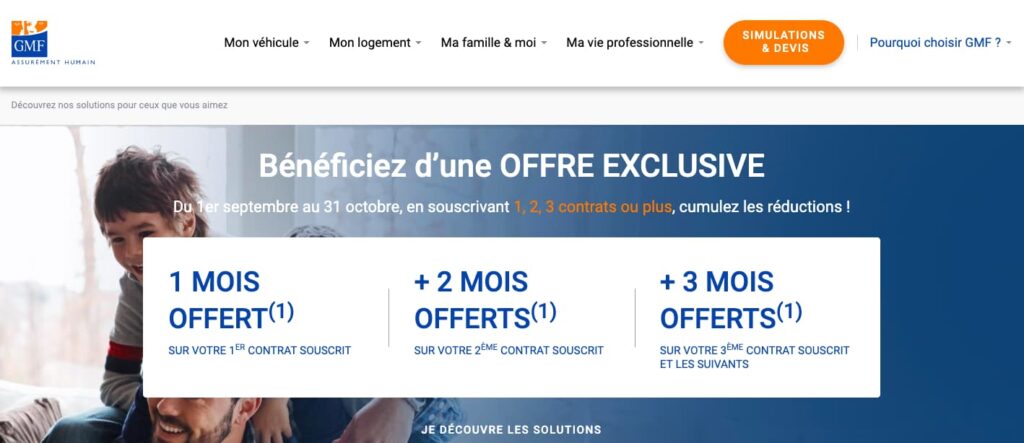 2 mois offerts GMF assurance habitation