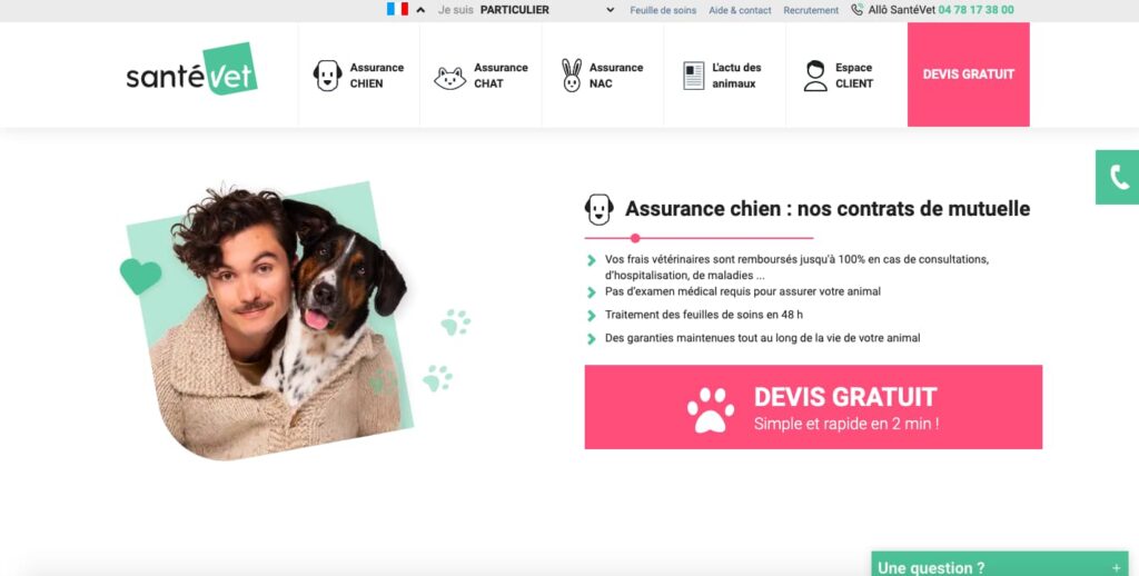 Avis santé vet assurance chien