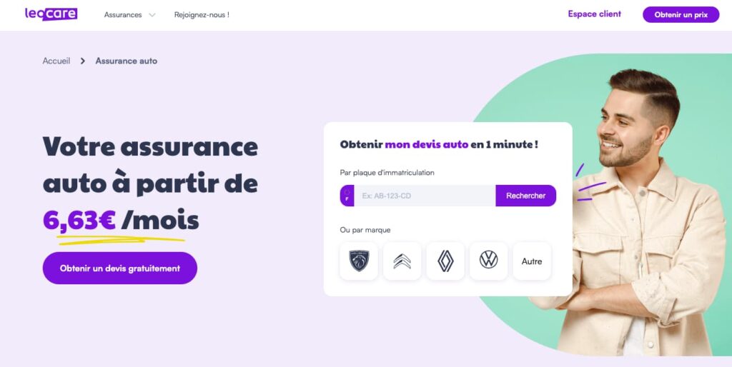 Code assurance auto leocare 2 mois offerts