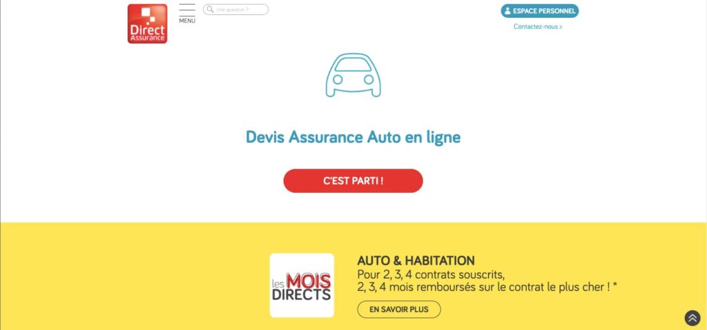Offre parrainage Direct Assurance devis