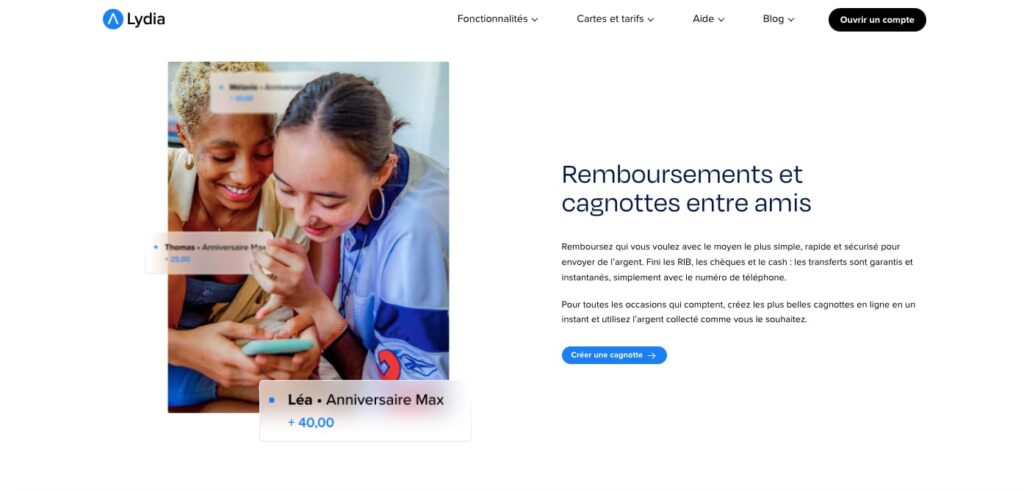 Vérifier identité ouvrir un compte lydia