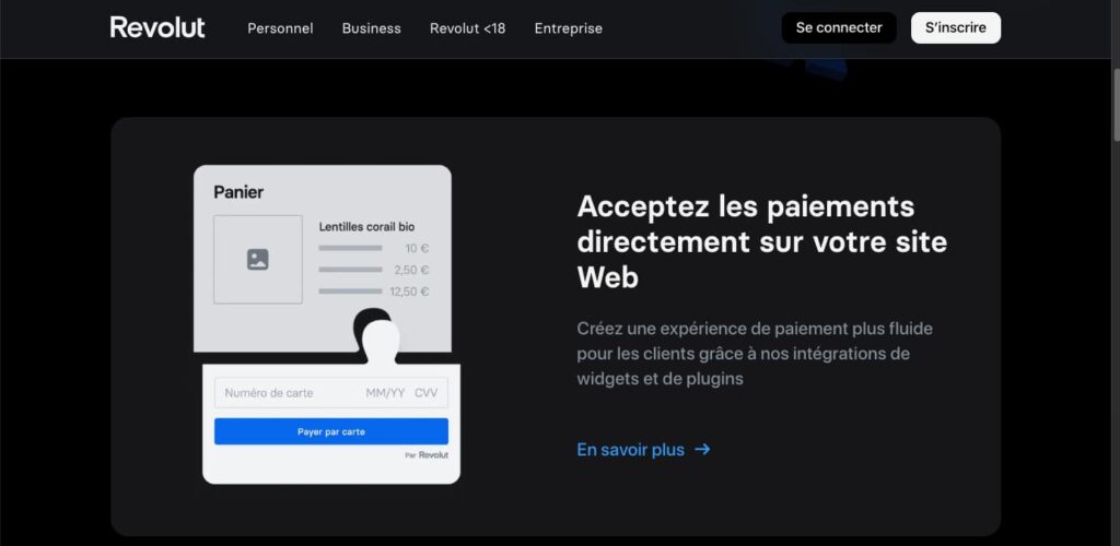 banque a distance site e commerce revolut