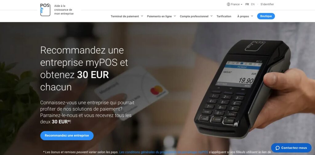 Parrainage Mypos code