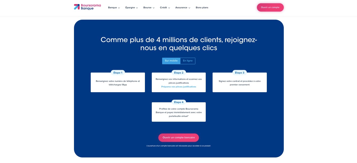 Ouvrir compte en ligne avec livret d'épargne conditions