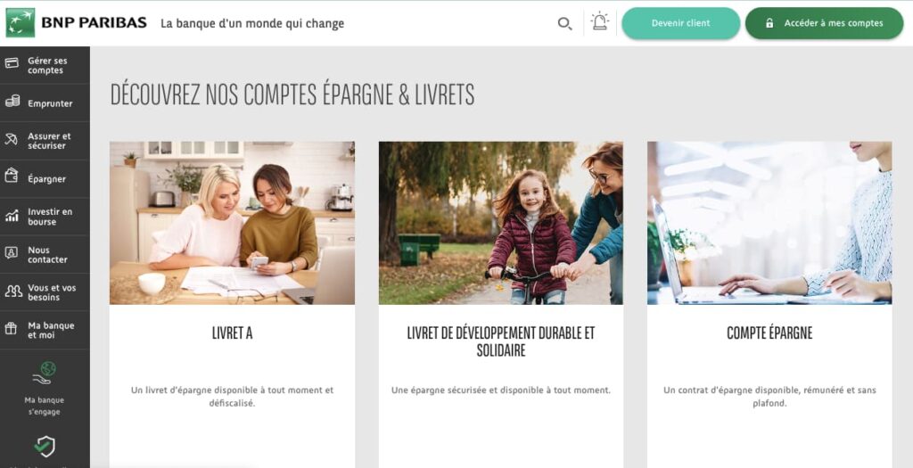 Ouvrir un compte épargne BNP Paribas