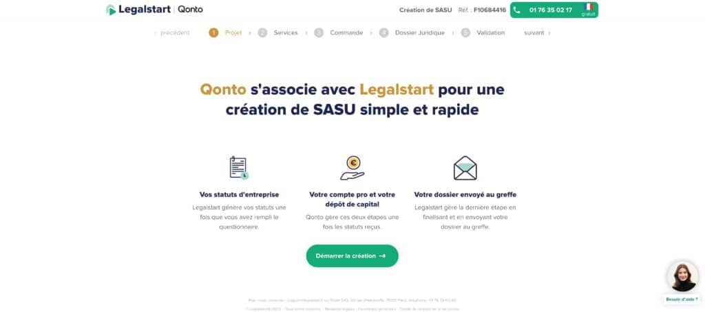 Ouvrir une SASU