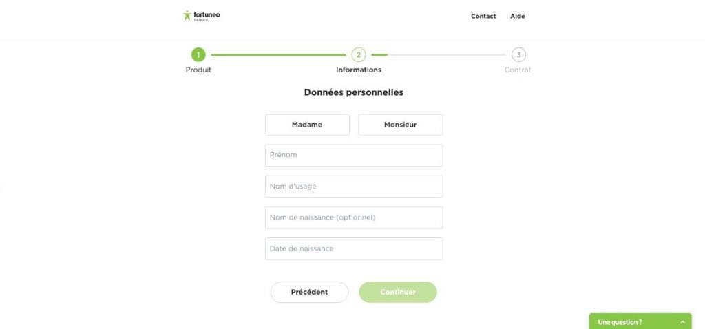 Ouvrir un compte joint Fortuneo