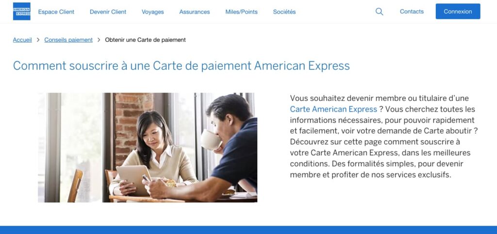 Ouvrir un compte Amex