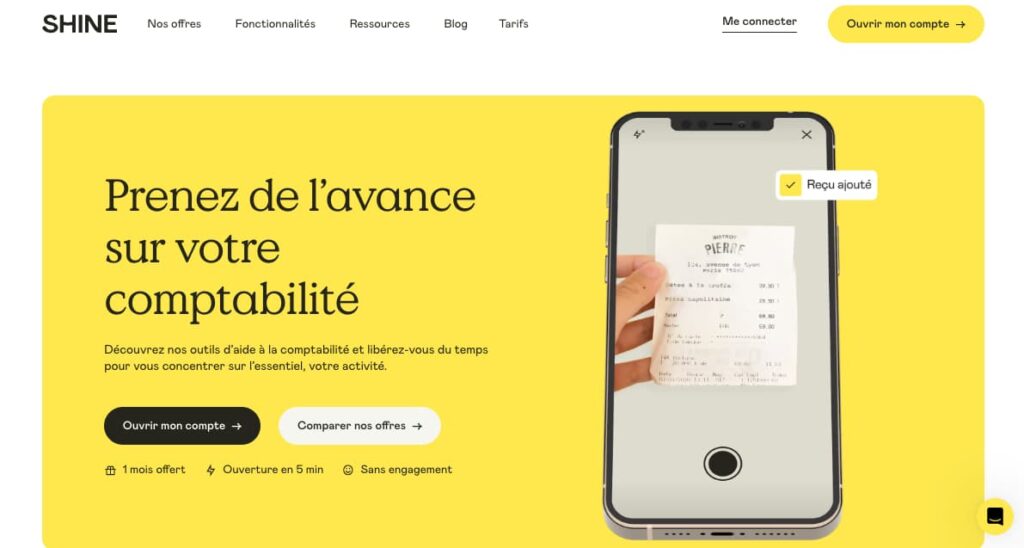 Shine banque avis application mobile