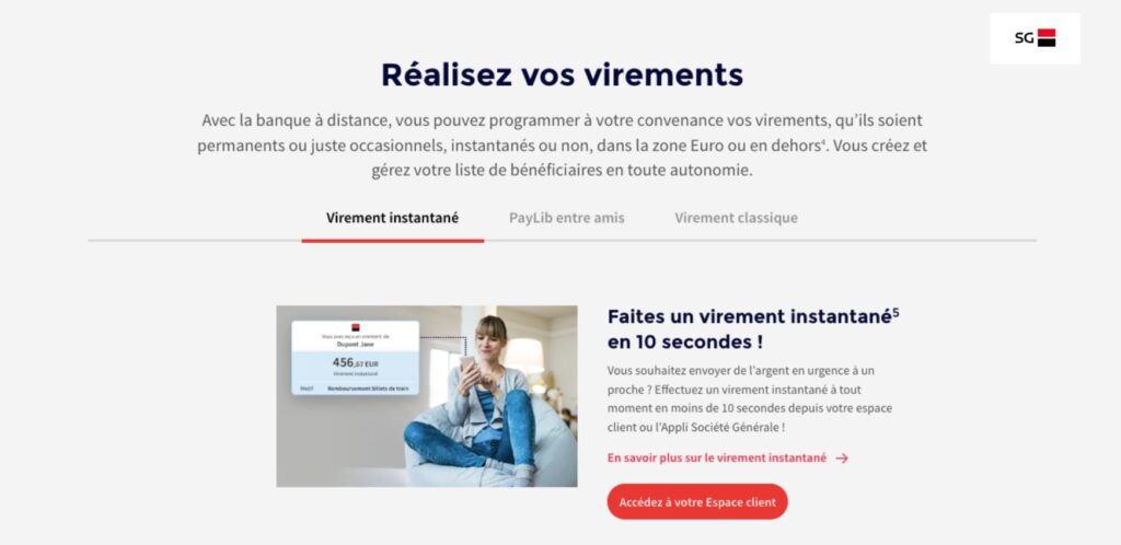 Banque à distance utilisation