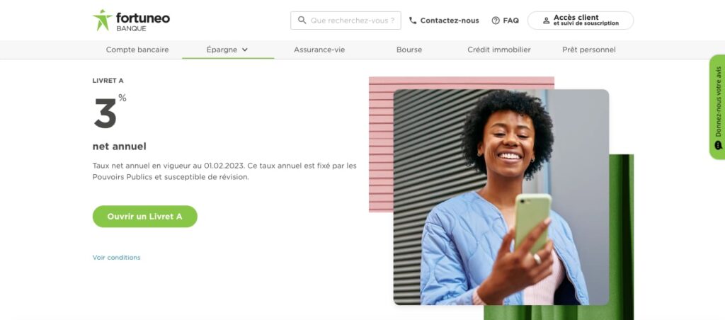 Ouverture Livret A en ligne