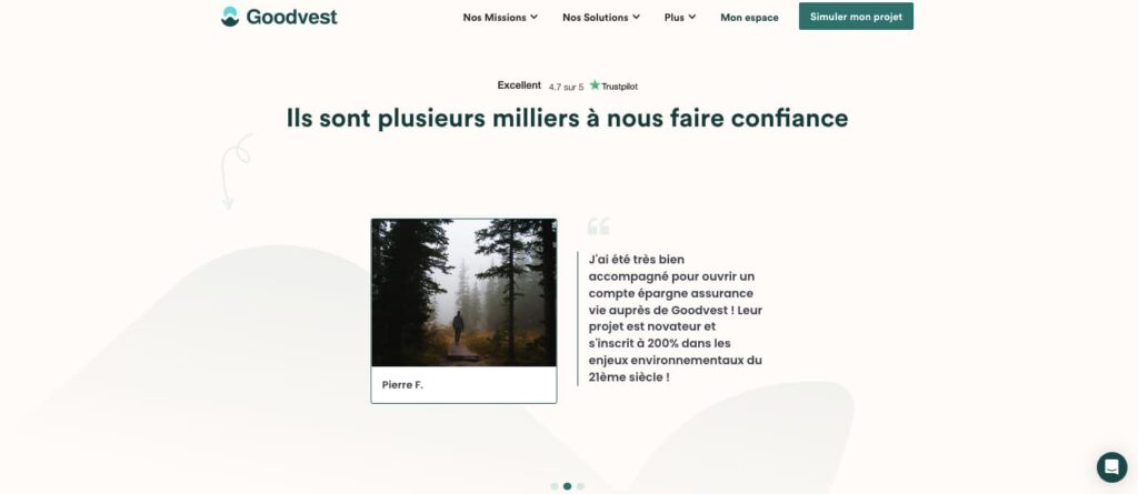 Avis clients Goodvest