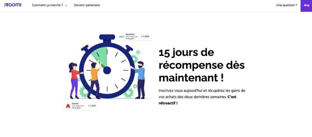 Conditions parrainage Naomi