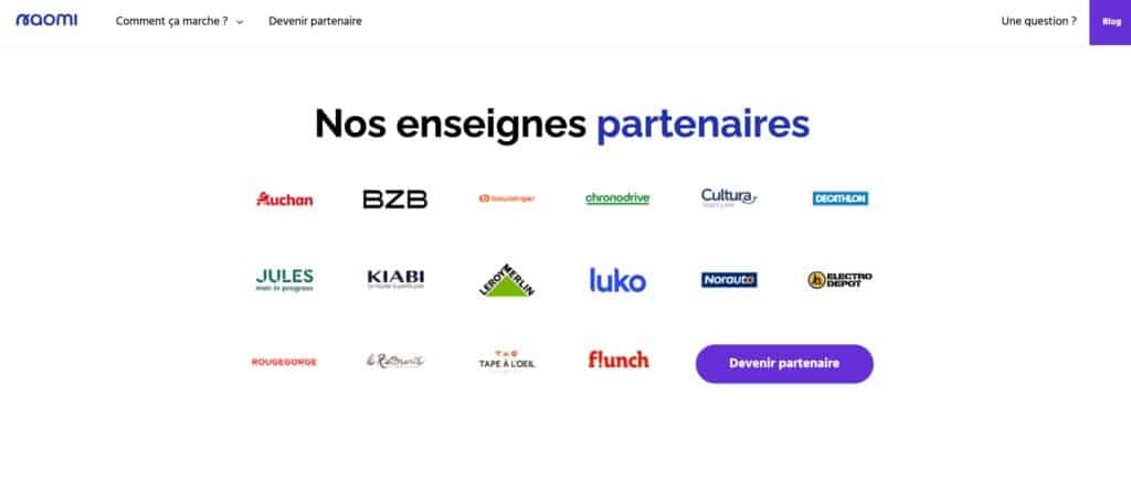 Naomi fonctionnement parrainage