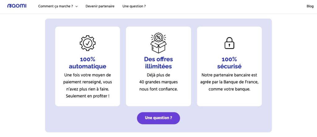 Naomi avis cashback
