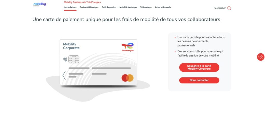 Avantages carte carburant