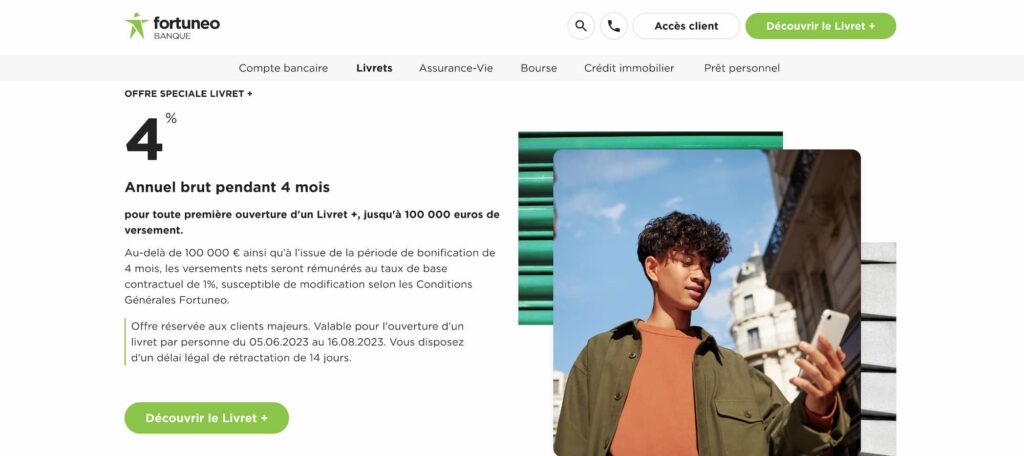 Ouvrir un compte sur livret