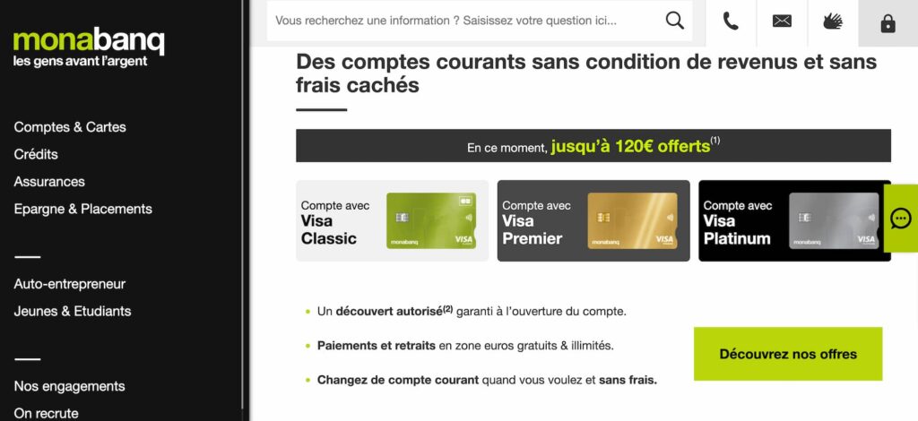 Banque en ligne filiale CIC compte